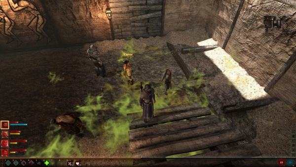 Dragon Age 2 : Neben Feuerfallen, gibt es auch noch Giftfallen.