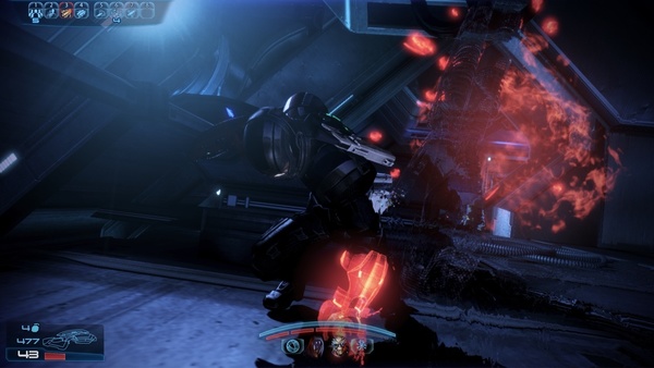 Mass Effect 3 : Im Inneren bekommen wir es mit Horden von Geth-Truppen zu tun.